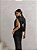 Vestido Longo Drapeado Preto - Imagem 7