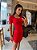 Vestido Curto Assimétrico Juju Vermelho - Imagem 5