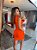 Vestido Curto Bolinha Strong Coral - Imagem 2