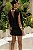 Vestido Curto Jersey Decote Costas Sey Preto - Imagem 1