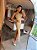 Vestido Longo Alça X Listra Camel - Imagem 4
