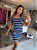 Vestido Curto Listra Azul Marinho - Imagem 3