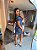 Vestido Curto Listra Azul Marinho - Imagem 2
