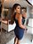 Vestido Curto Chloe Um Ombro Azul Marinho - Imagem 2