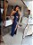 Vestido Longo Fenda Rom Azul Marinho - Imagem 3