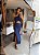 Vestido Longo Fenda Rom Azul Marinho - Imagem 4
