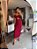 Vestido Midi Meia Taça Luiza Burgundy - Imagem 1
