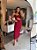Vestido Midi Meia Taça Luiza Burgundy - Imagem 5