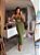 Vestido Midi Meia Taça Luiza Verde - Imagem 1