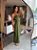Vestido Midi Meia Taça Luiza Verde - Imagem 4