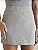 Shorts Saia Textu Olivia Cinza - Imagem 1