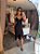 Vestido Midi Stella Cruzado Preto - Imagem 1