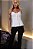 Regata Corset Bella Branco - Imagem 1