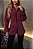 Camisa Detalhe Punho Iza Vinho - Imagem 6