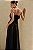 Vestido Longo Busto Pregas Elena Preto - Imagem 4