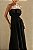 Vestido Longo Busto Pregas Elena Preto - Imagem 3