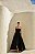 Vestido Longo Busto Pregas Elena Preto - Imagem 7