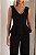 Conjunto Blusa e Calça Detalhe Barra Eloiza Preto - Imagem 11