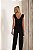 Conjunto Blusa e Calça Detalhe Barra Eloiza Preto - Imagem 2