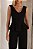 Conjunto Blusa e Calça Detalhe Barra Eloiza Preto - Imagem 6