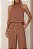 Conjunto Blusa e Calça Viés Duda Camel - Imagem 3