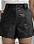 Shorts Courino Croco Preto - Imagem 1