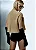 Blusa Tricot Sem Manga Areia - Imagem 2