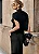 Blusa Tricot Sem Manga Preto - Imagem 2