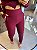 Conjunto Bali Manga Longa Jaque Bordo - Imagem 6