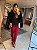 Blusa Tricot Mousse Renda Preto - Imagem 1