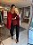 Blusa Tricot Mousse Renda Marsala - Imagem 5