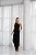 Vestido Saia Drapeada Assimétrica Preto - Imagem 1