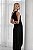 Vestido Saia Drapeada Assimétrica Preto - Imagem 4