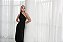 Vestido Saia Drapeada Assimétrica Preto - Imagem 9