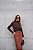 Blusa Tricô Fluffy Marrom - Imagem 1