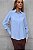 Camisa Lisa Manga Longa Azul Claro - Imagem 9