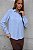 Camisa Lisa Manga Longa Azul Claro - Imagem 6
