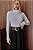 Blusa Tricot Modal Dedinho Branco - Imagem 9