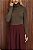 Blusa Tricot Modal Dedinho Verde Musgo - Imagem 8