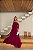 Vestido Longo Manga Drapeada Fucsia - Imagem 11