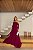 Vestido Longo Manga Drapeada Fucsia - Imagem 6