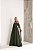 Vestido Longo Manga Drapeada Verde - Imagem 6