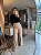 Blusa Renda Aveludada Preta - Imagem 8