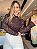 Blusa Renda Aveludada Marrom - Imagem 6
