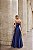 Vestido Longo Busto Pregas Elena Azul - Imagem 2