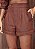 Conjunto Casaqueto Sarja Hello Marrom - Imagem 8