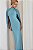 Vestido Longo Capa Scalla Azul - Imagem 6