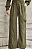 Calça Cargo Detalhe Botão Louise Verde - Imagem 1