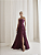 Vestido Longo Babado Karen Fucsia - Imagem 1