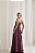 Vestido Longo Babado Karen Fucsia - Imagem 2